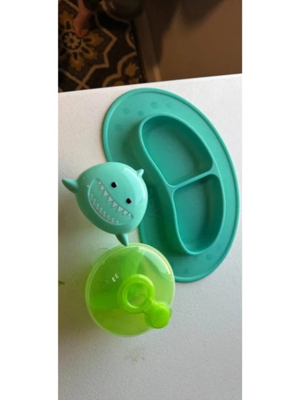 Silicone Mat and Baby Feeding Set